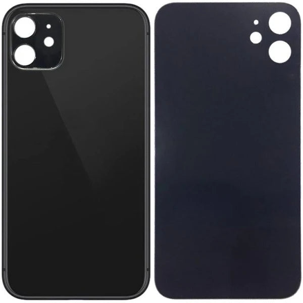 Rear Glass Replacement for iPhone 11 (NO LOGO)-Black Rear Glass Replacement for iPhone 11 (NO LOGO)-Black